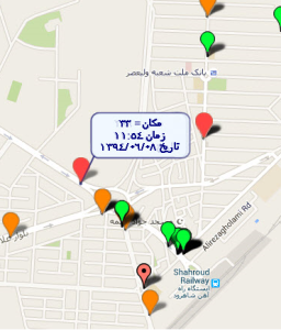ردیابی ویزیتور پخش